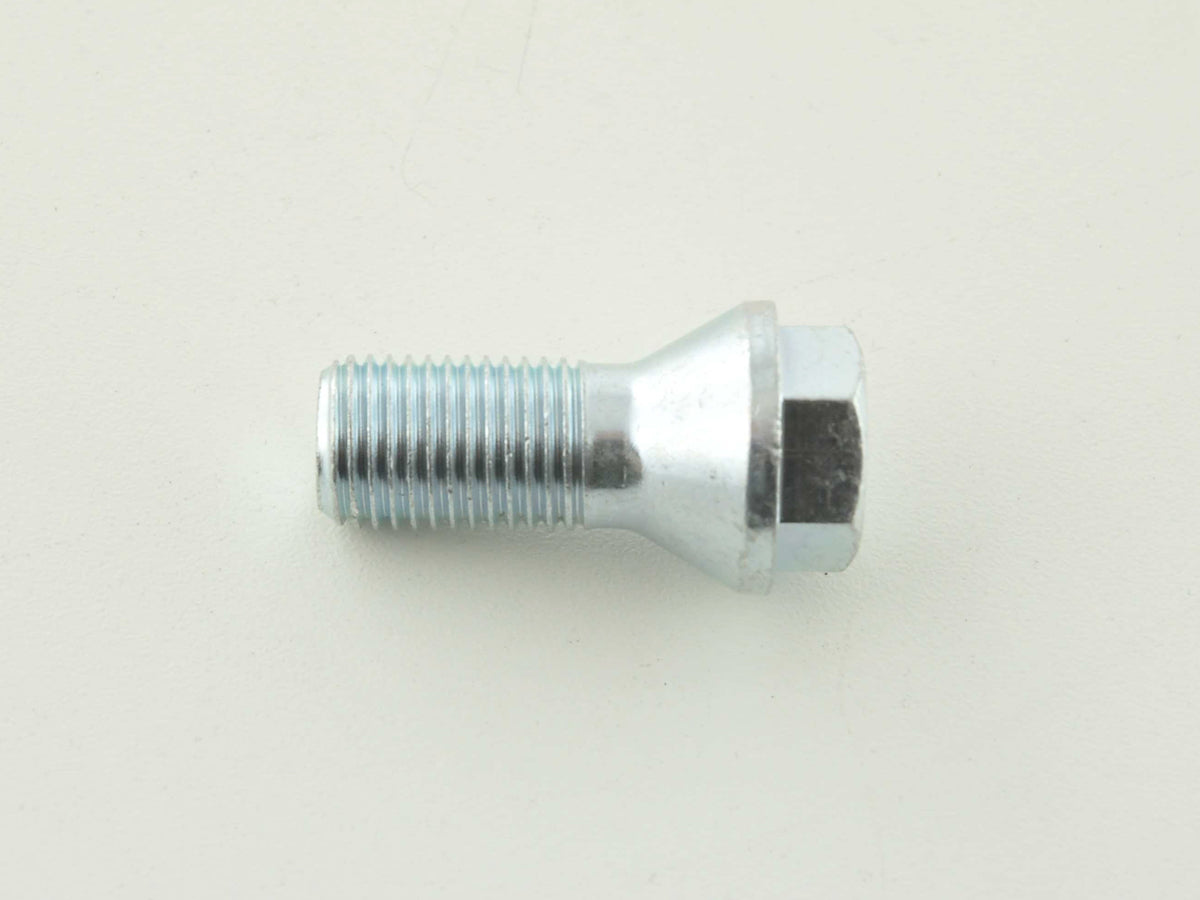 Radschraube einzeln Schaftlänge 26mm Kegelbund Kurzkopf silber M12x1,5 Radschraube einzeln Schaftlänge 26mm Kegelbund Kurzkopf silber M12x1,5